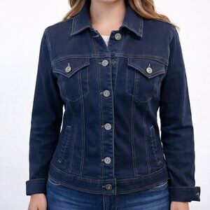 Style & Co. Women's Dark Wash Denim Jacket - Size Small